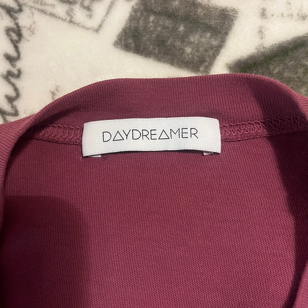 Daydreamer Graphic Women's Cropped Long Sleeved Tee - Picture 2 of 6